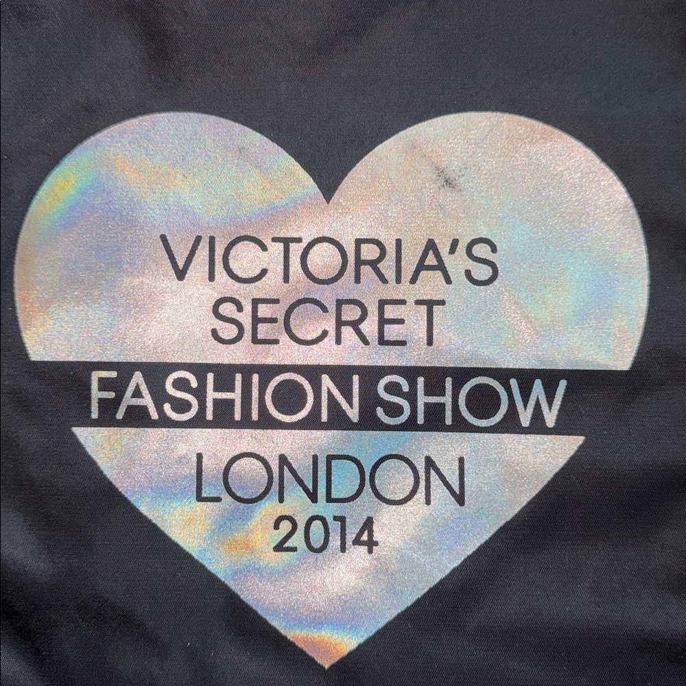 VICTORIA’S SECRET Fashion Show London 2014 Limited Edition Tote Bag /Pouch Black - Picture 6 of 15